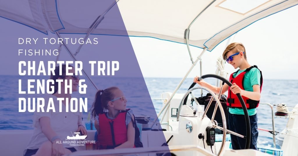 Kids on a fishing charter boat, showing a family enjoying a full-day trip to the Dry Tortugas.
